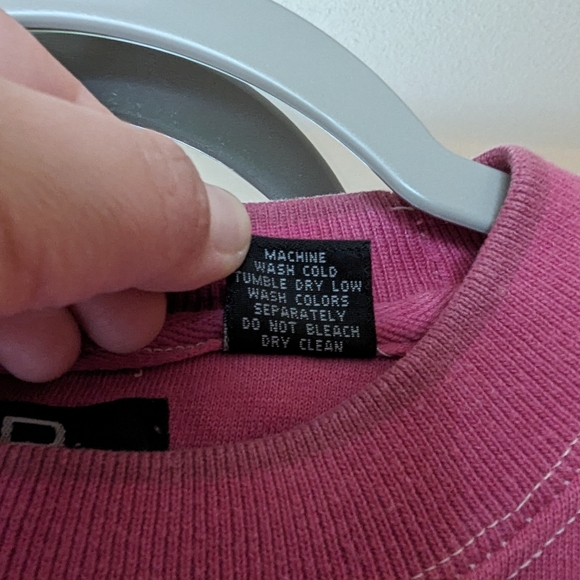 Crew Neck Forest Embroidery Pink Tie Dye - Picture 8 of 11